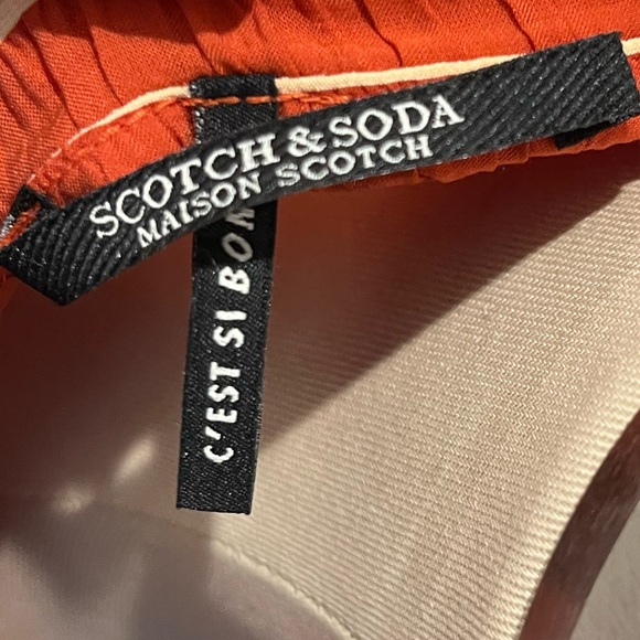 Scotch & Soda Pin Striped Crinkle Fabric Dress - Picture 11 of 11